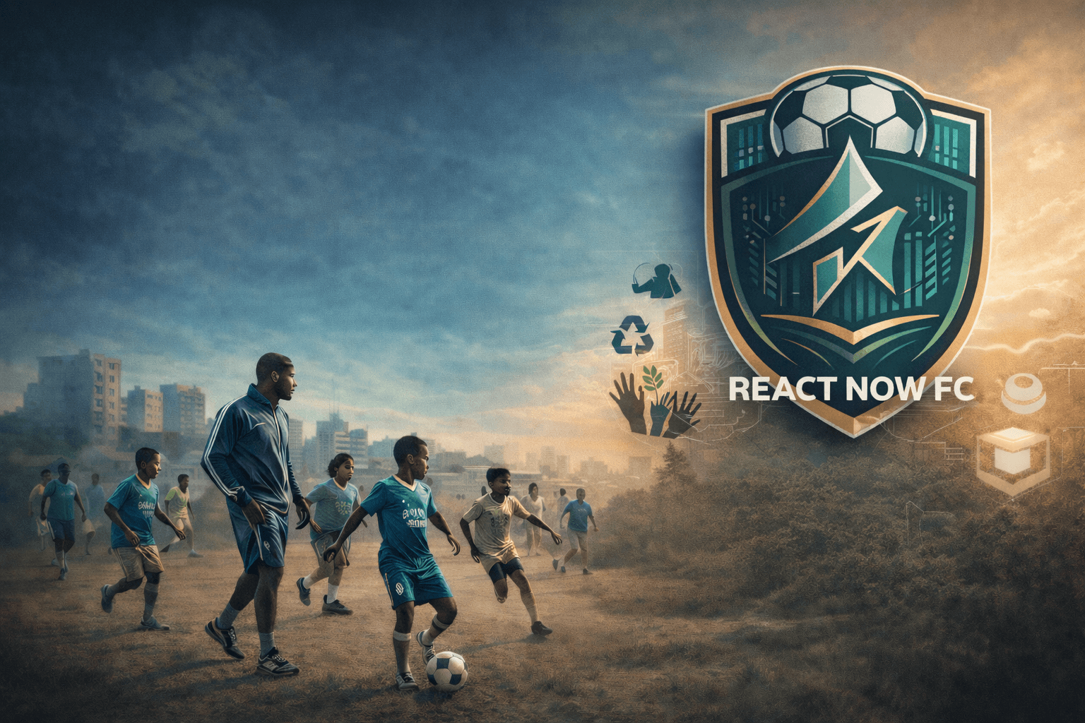 React Now FC coaching staff